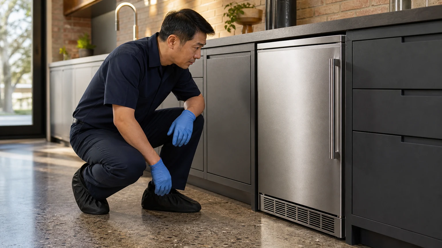 Undercounter ice maker diagnostic visit in Peachtree City