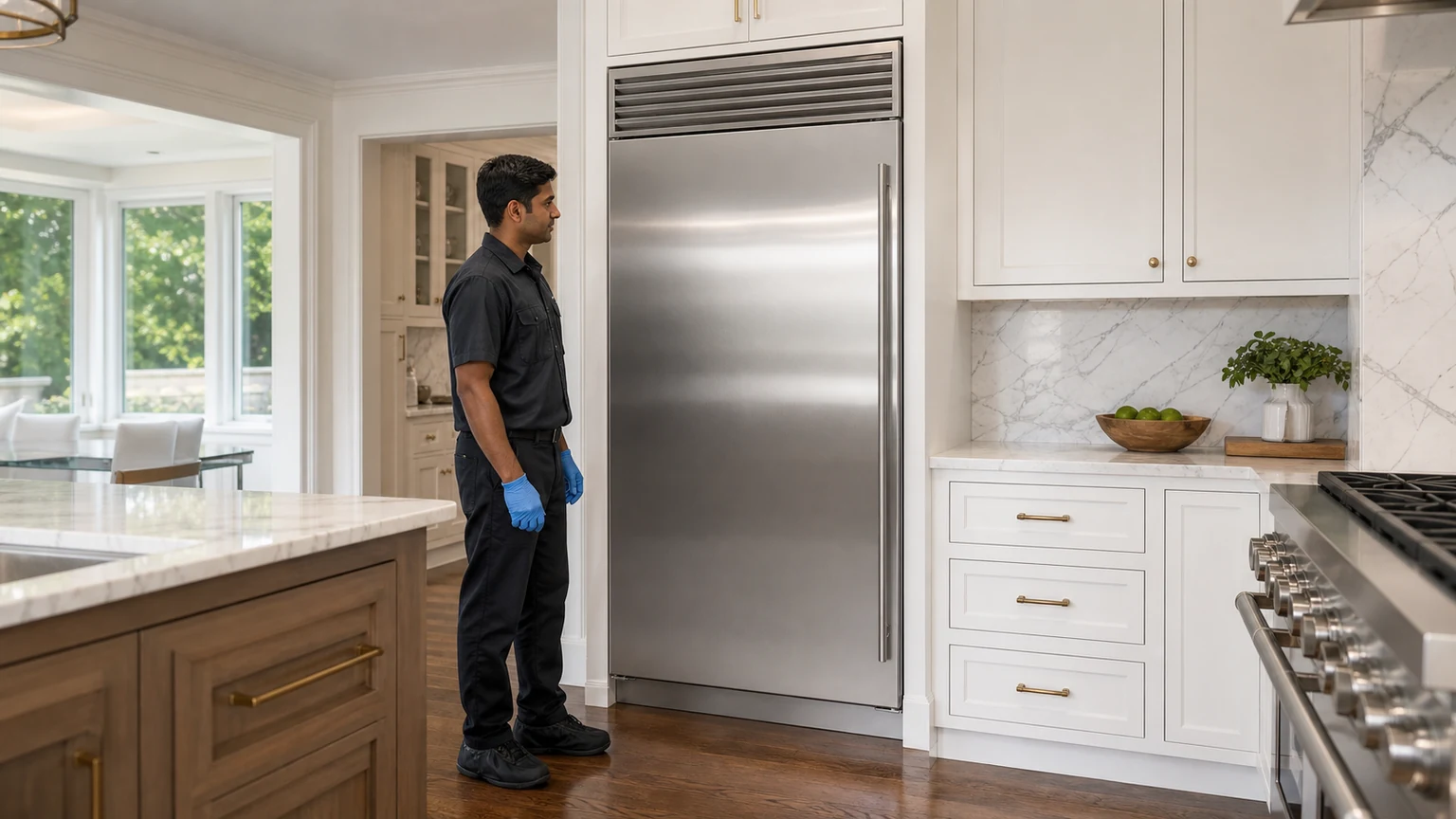 Built-in refrigerator diagnostic visit in Peachtree City